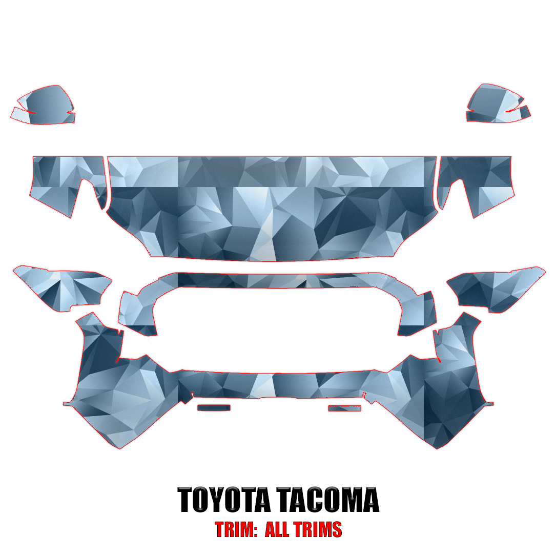 2024 Toyota Tacoma Precut Paint Protection PPF Kit – Partial Front