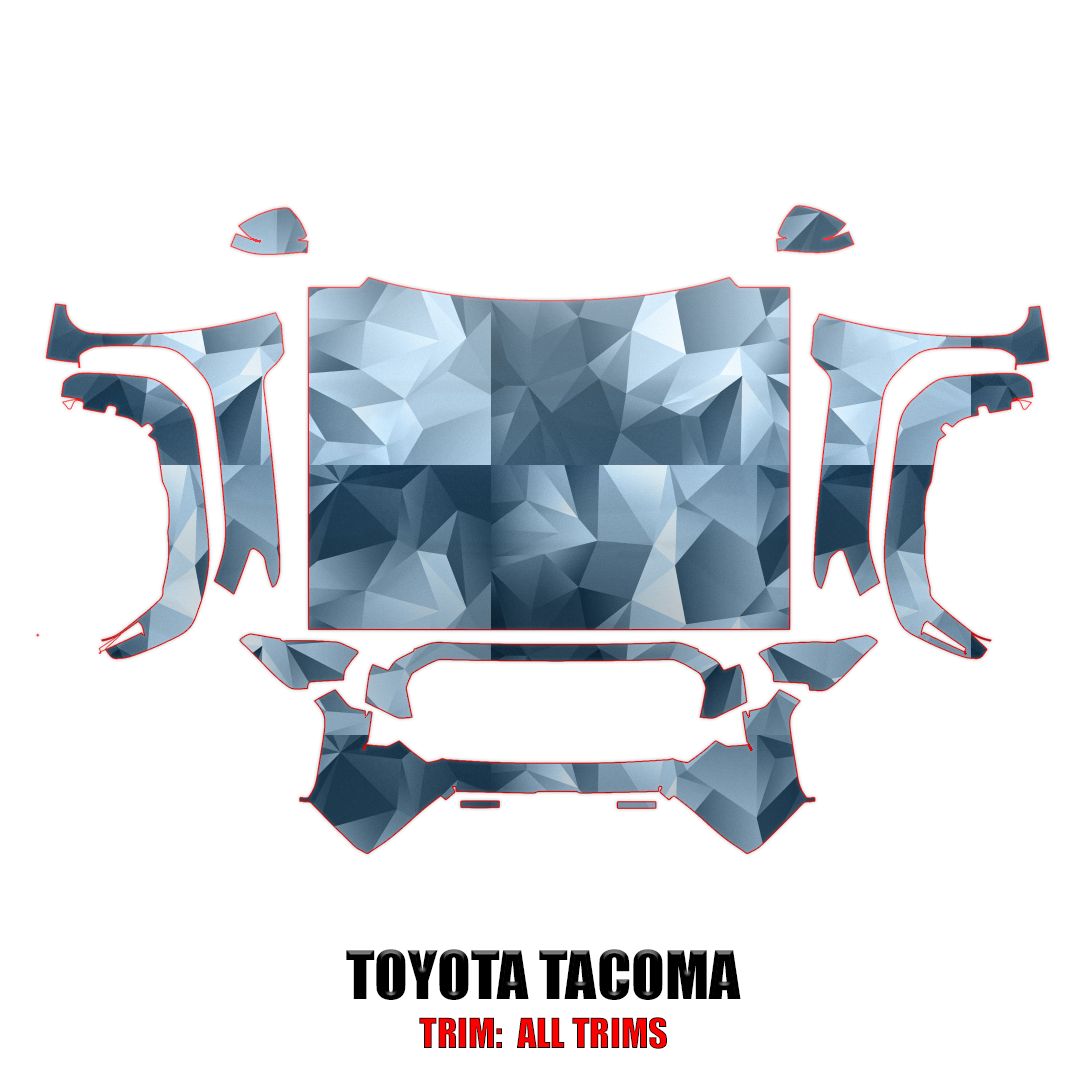2024 Toyota Tacoma Precut Paint Protection PPF Kit – Full Front