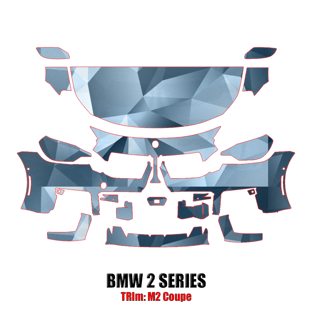 2023-2024 BMW 2 Series Precut Paint Protection PPF Kit – Partial Front
