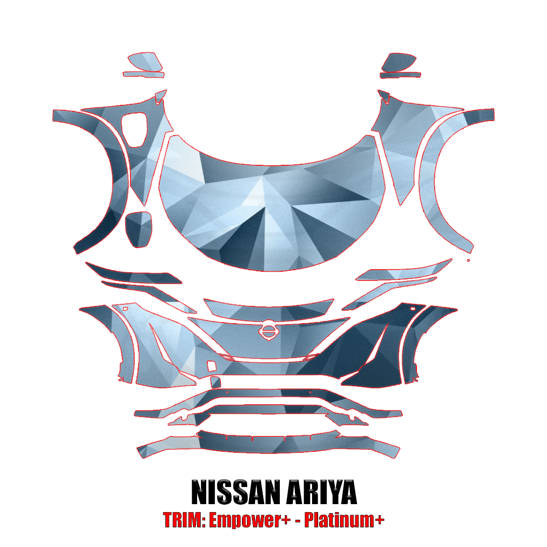 2023-2024 Nissan Ariya Precut Paint Protection PPF Kit – Full Front