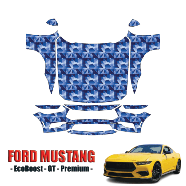 2024 Ford Mustang EcoBoost Precut Paint Protection PPF Kit – Full Front+