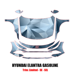 2024-2025 Hyundai Elantra Gasoline Precut Paint Protection Kit – Full Front