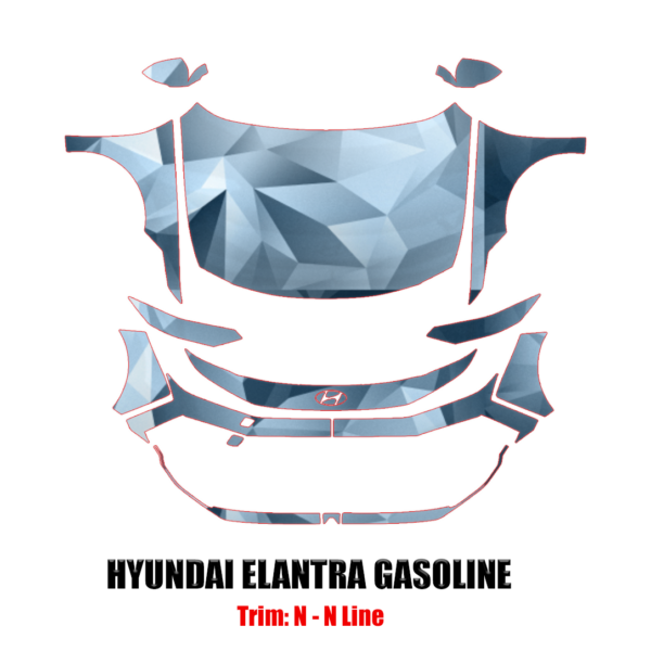 2024-2025 Hyundai Elantra Gasoline N – N-Line Precut Paint Protection Kit – Full Front