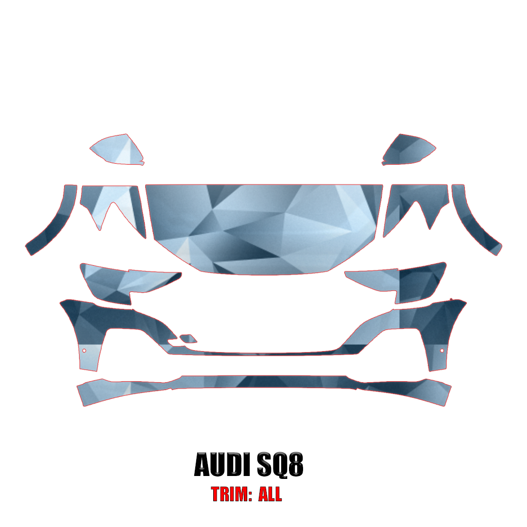 2024-2025 Audi SQ8 Precut Paint Protection PPF Kit – Partial Front