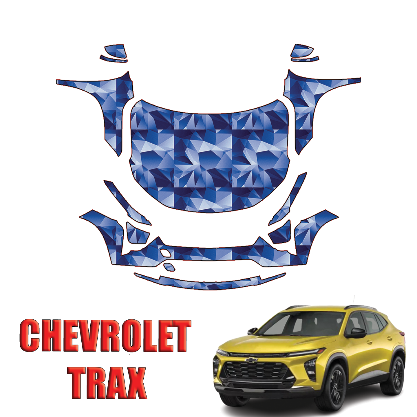 2024-2025 Chevrolet Trax Precut Paint Protection PPF Kit – Full Front