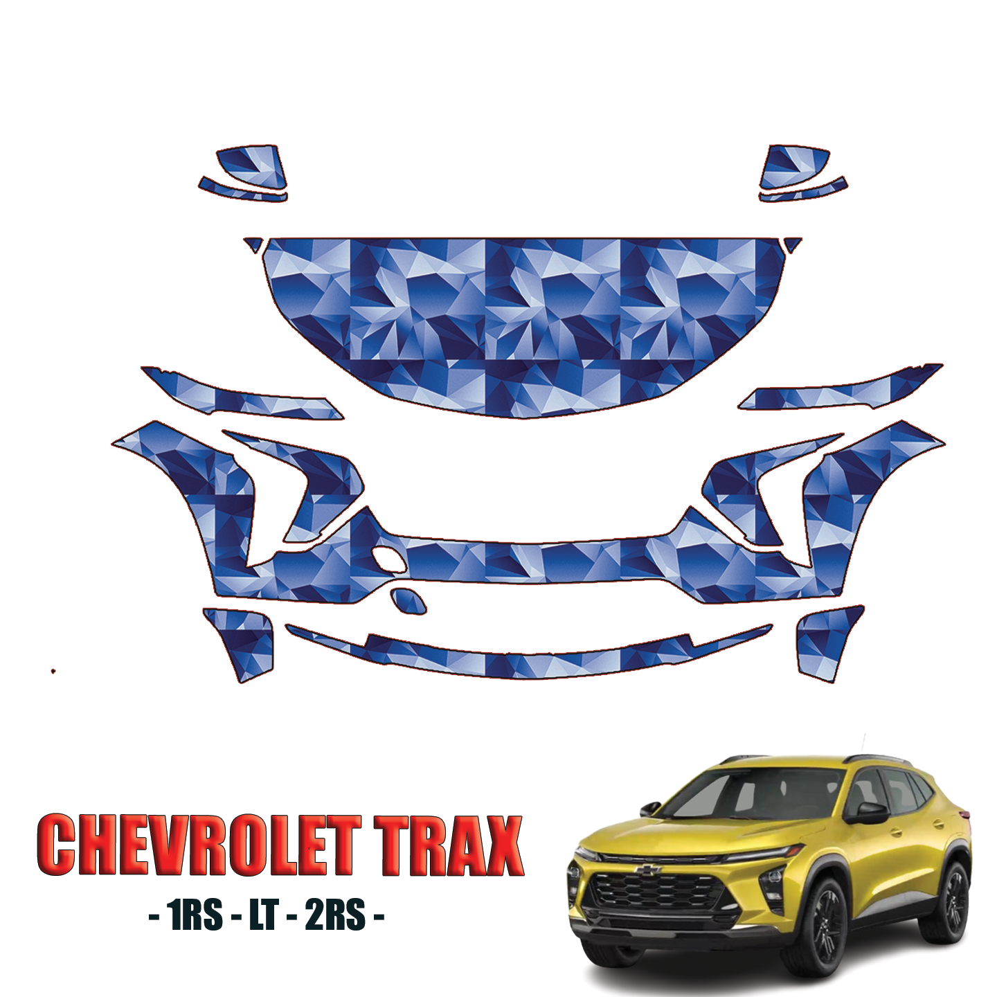 2024-2025 Chevrolet Trax (Full Car) Precut Window Tint Kit