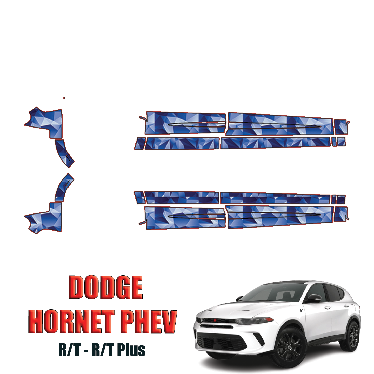 2024-2025 Dodge Hornet PHEV Precut Paint Protection Kit (PPF) – Rocker Panels