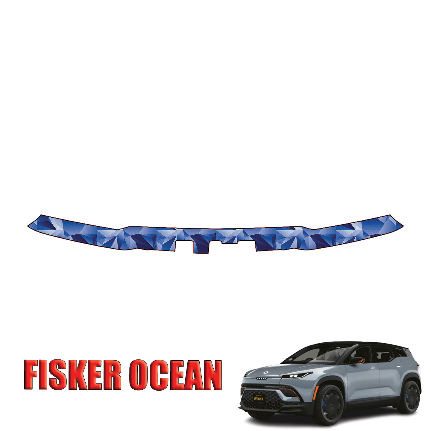 2024-2025 Fisker Ocean Precut Paint Protection PPF Kit – Rear Bumper
