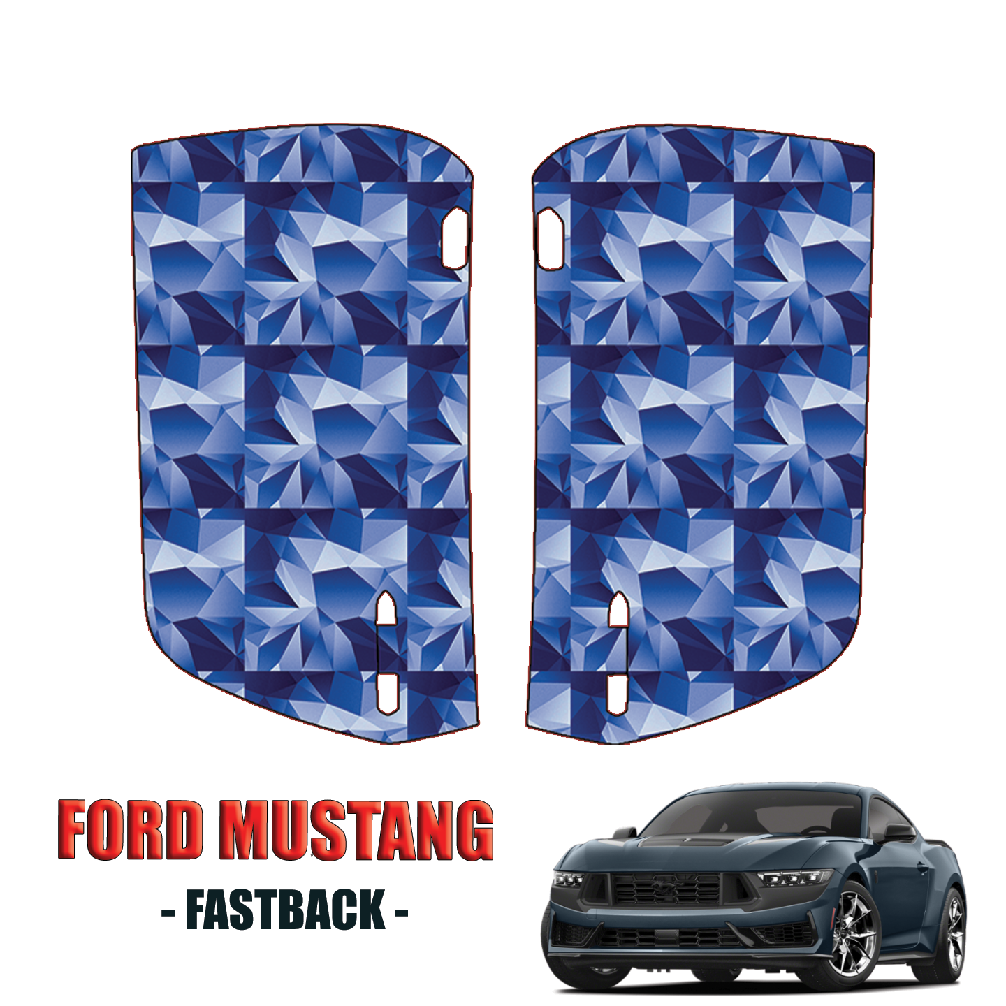 2024-2025 Ford Mustang Fastback Paint Protection PPF Kit – Full  Doors