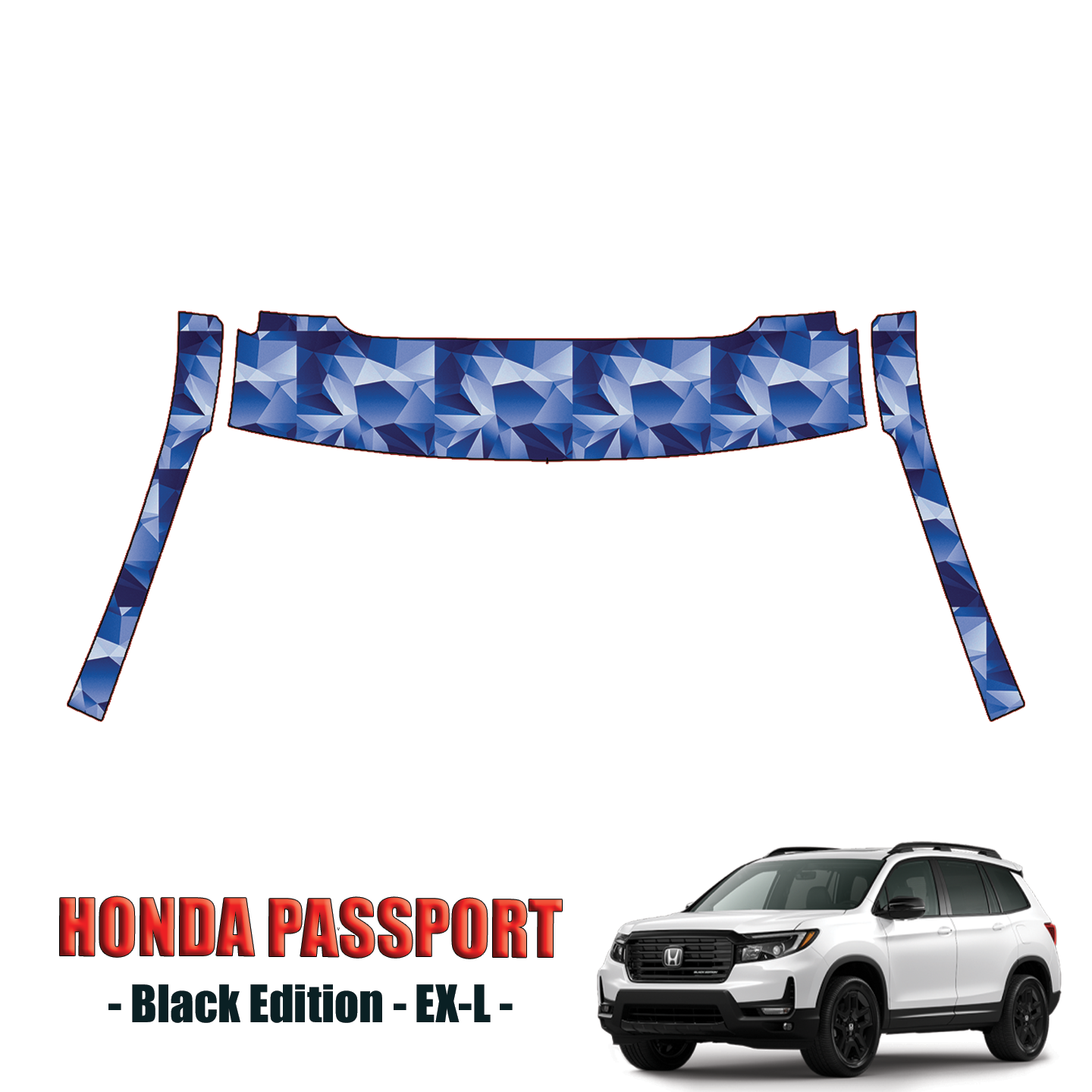 2024-2025 Honda Passport Precut Paint Protection Kit – A Pillars