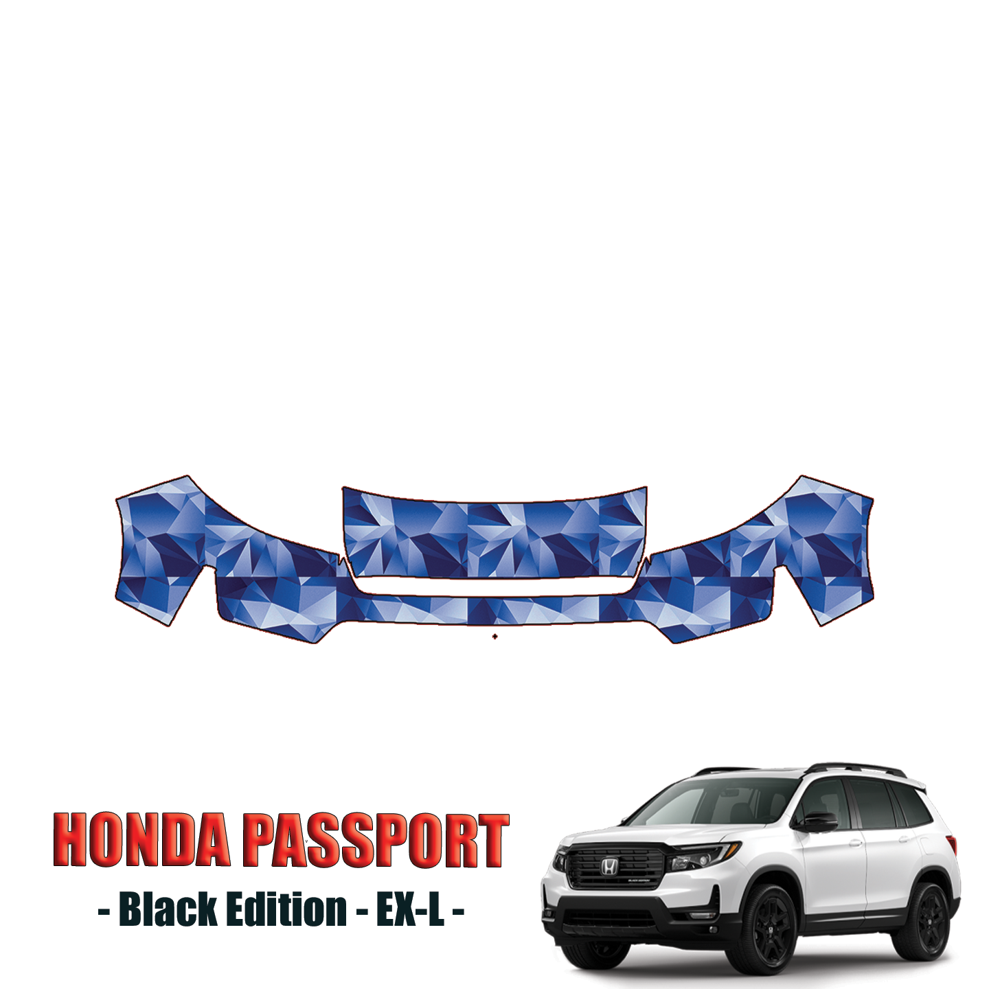 2024-2025 Honda Passport Precut Paint Protection Kit – Front Bumper