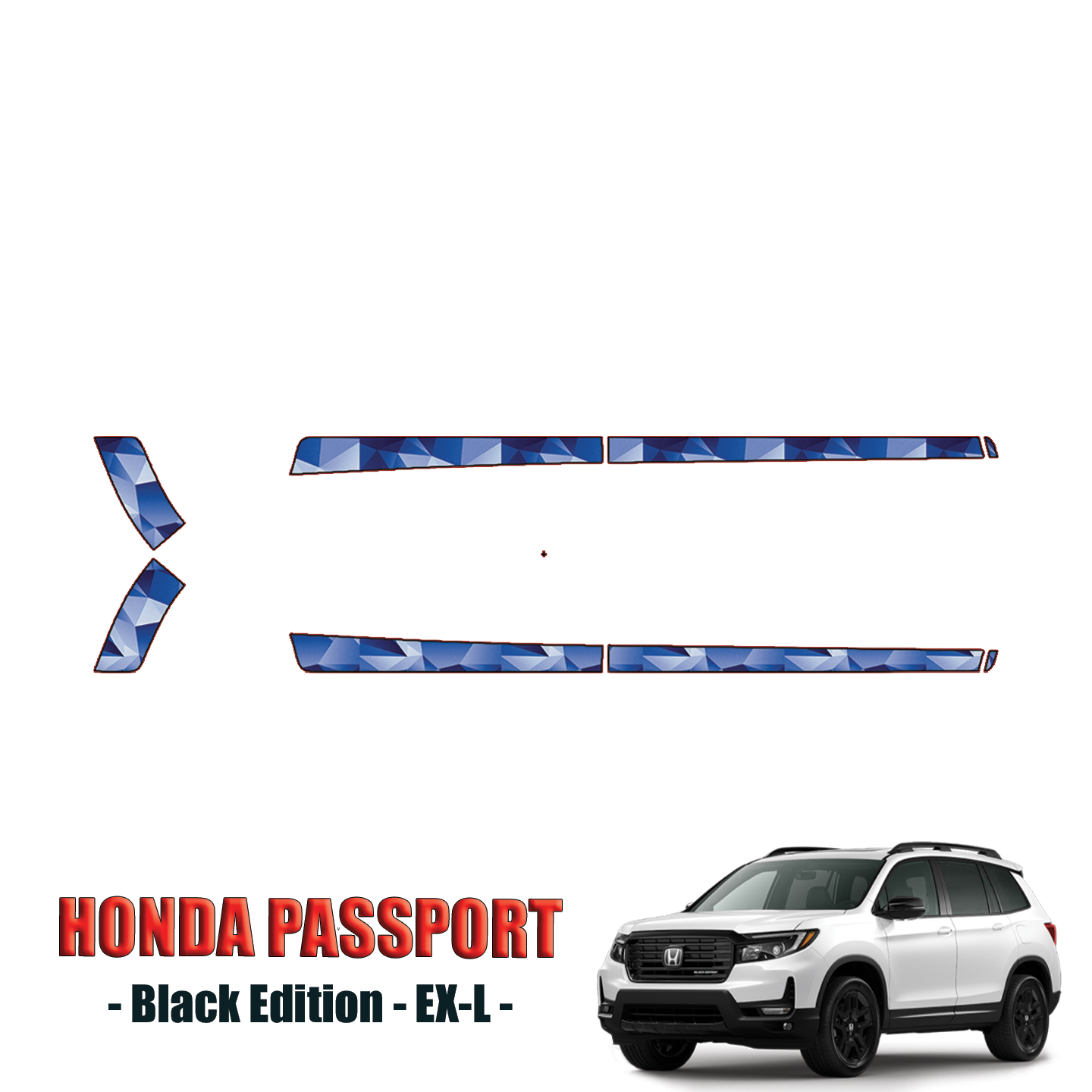 2022-2024 Honda Passport Precut Paint Protection Kit PPF – Rocker Panels