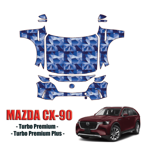 2024-2025 Mazda CX-90 Precut Paint Protection PPF Kit – Full Front