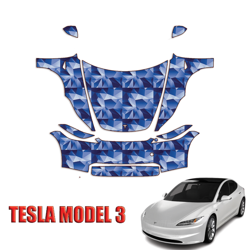 2024-2025 Tesla Model 3 Highland Precut Paint Protection Kit – Full Front