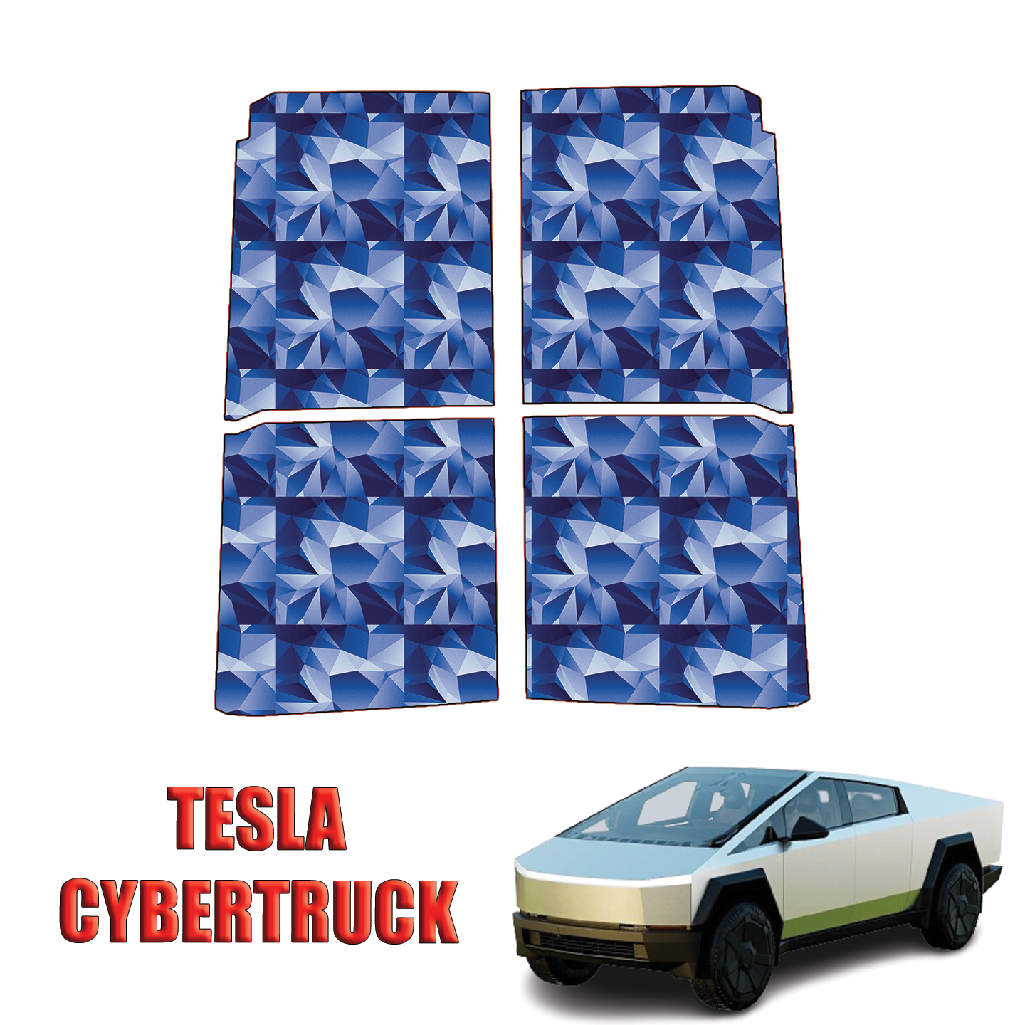 2024-2025 Tesla Cybertruck Precut Paint Protection Kit – Full  Doors