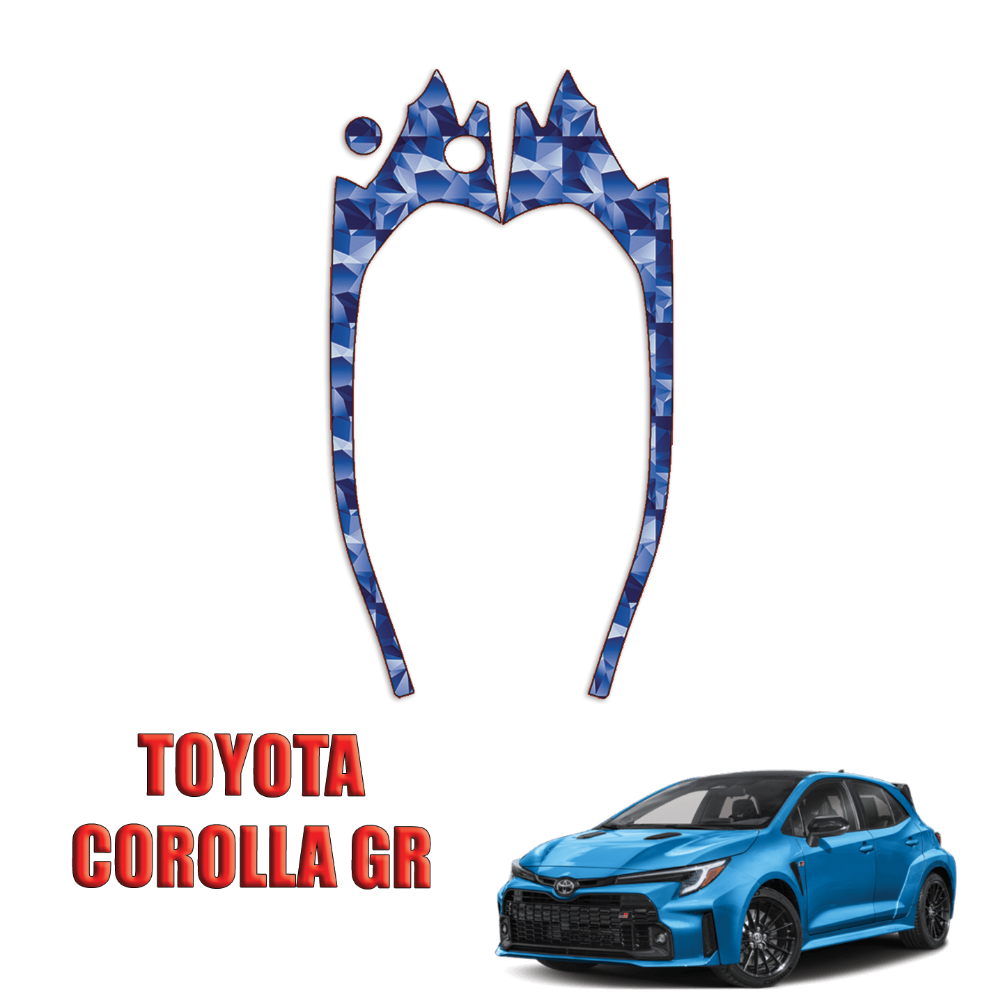 2023-2024 Toyota Corolla GR Precut Paint Protection PPF Kit – Quarter Panels