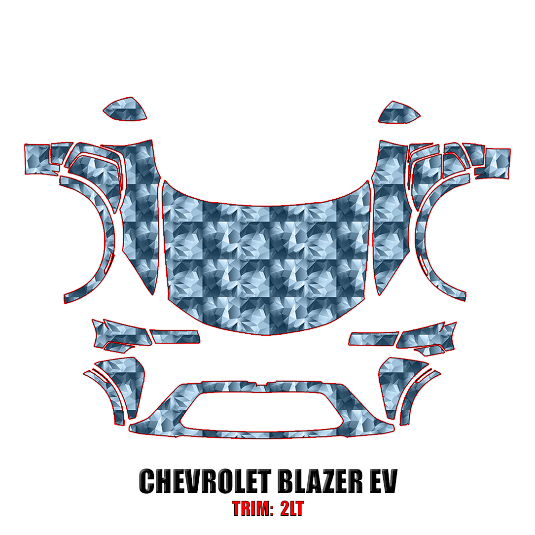 2024-2025 Chevrolet Blazer EV Precut Paint Protection PPF Kit – Full Front