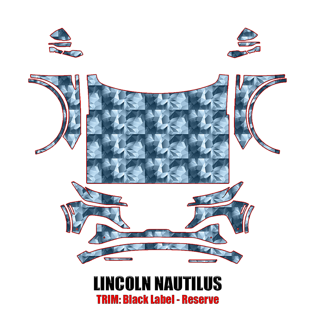 2024-2025 Lincoln Nautilus Precut Paint Protection PPF Kit – Full Front