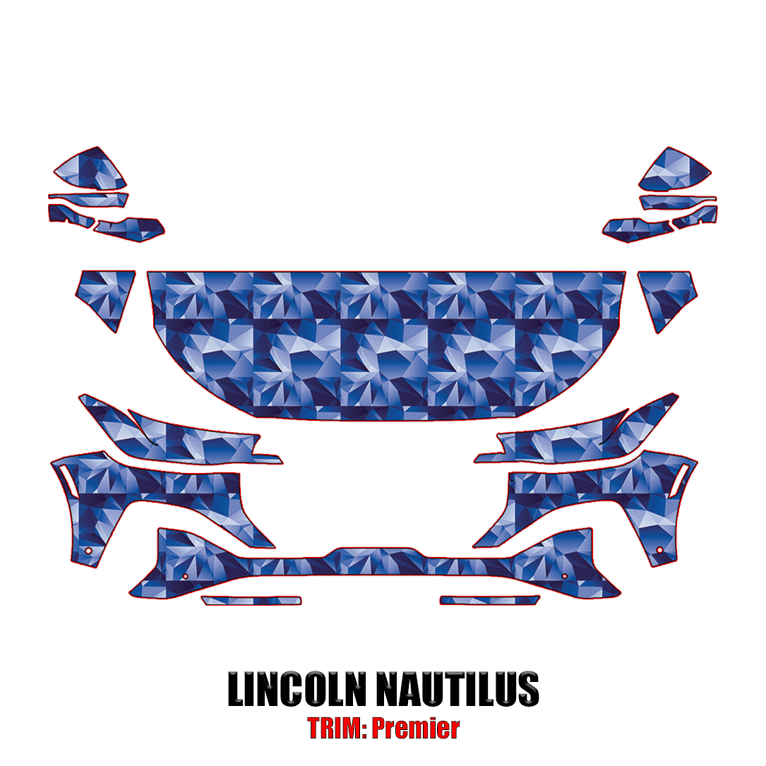 2024-2025 Lincoln Nautilus Precut Paint Protection PPF Kit – Partial Front