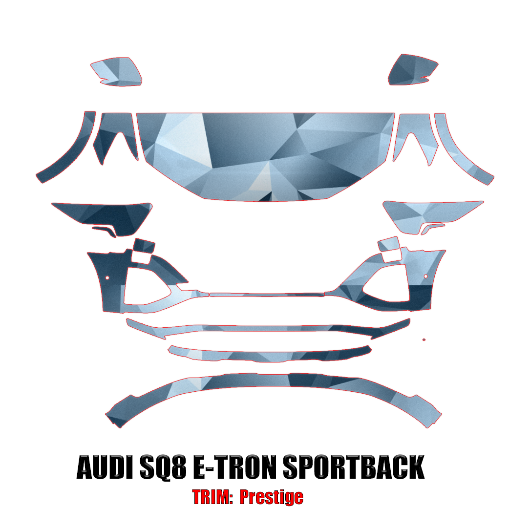 2024-2025 Audi SQ8 e-Tron Sportback Precut Paint Protection Kit – Partial Front