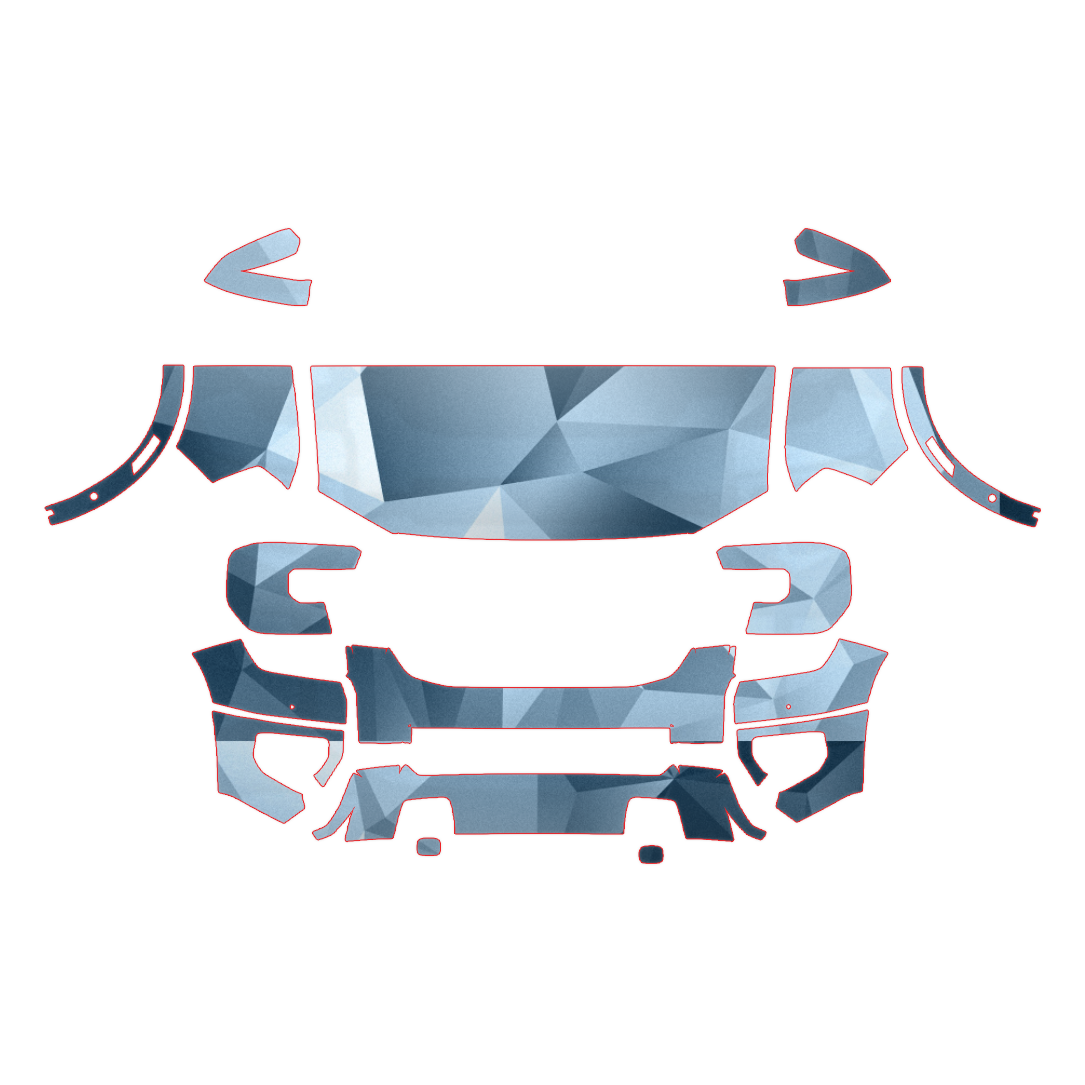 2024 Ford Ranger Lariat Precut Paint Protection Kit – Partial Front