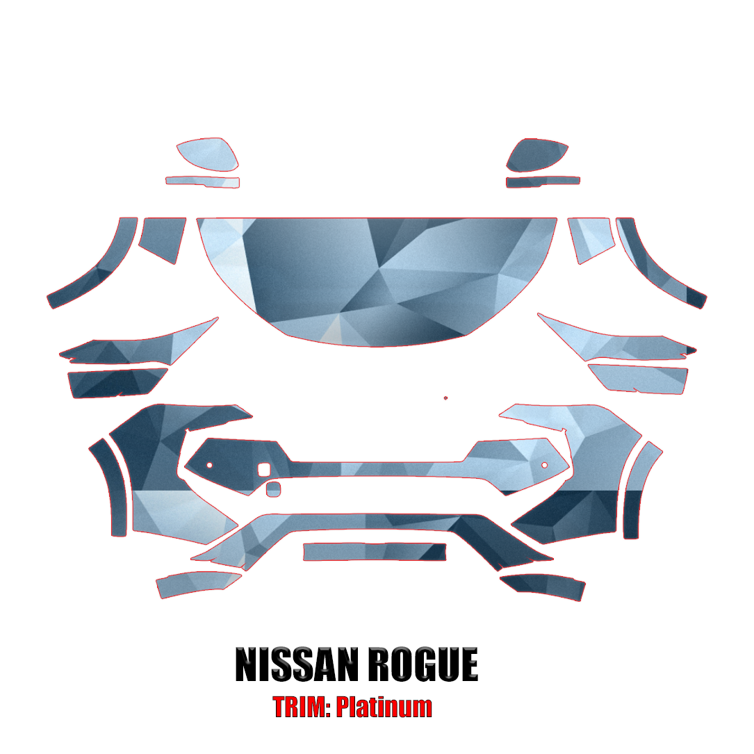 2024 Nissan Rogue Precut Paint Protection Kit – Partial Front
