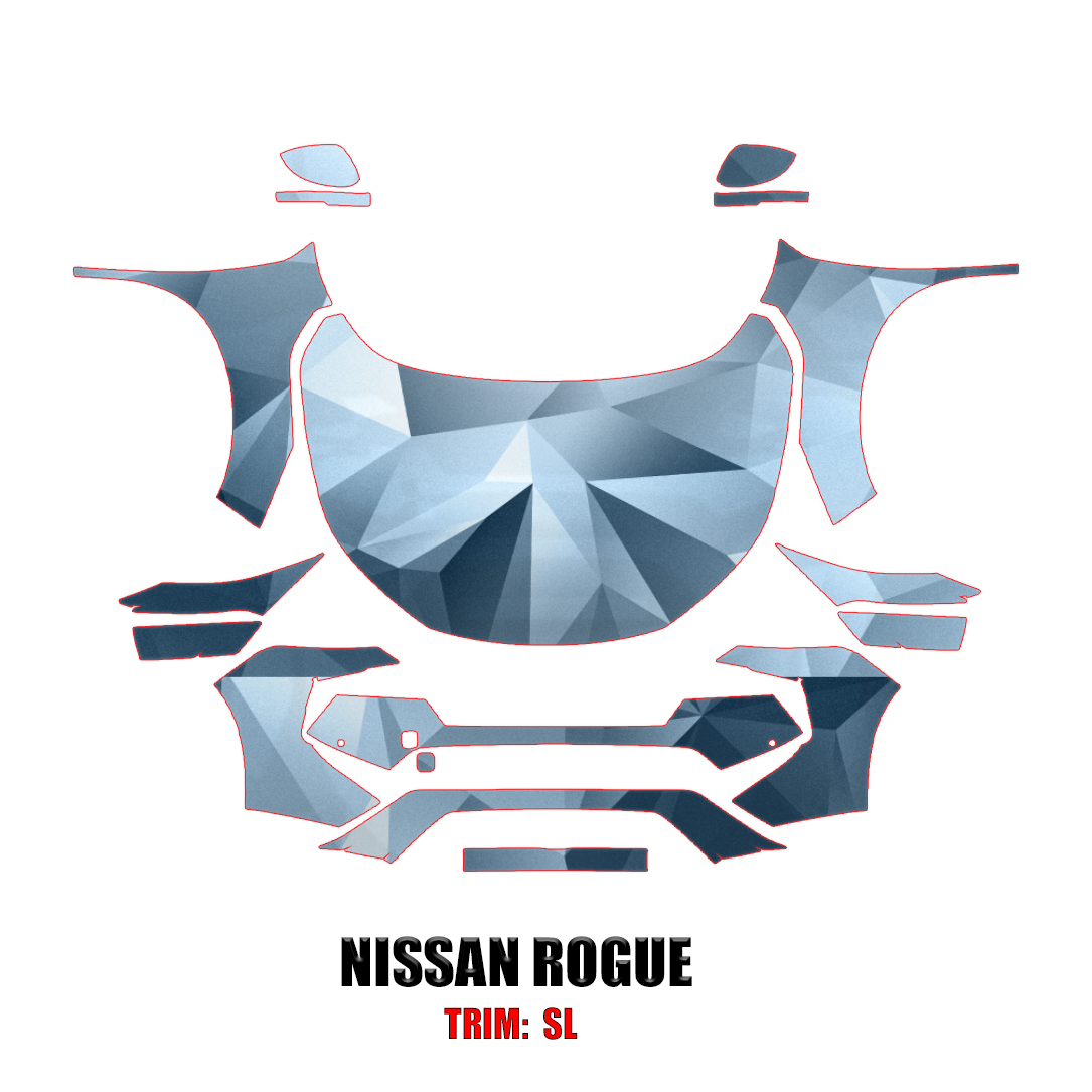 2024 Nissan Rogue SL Precut Paint Protection Kit – Full Front