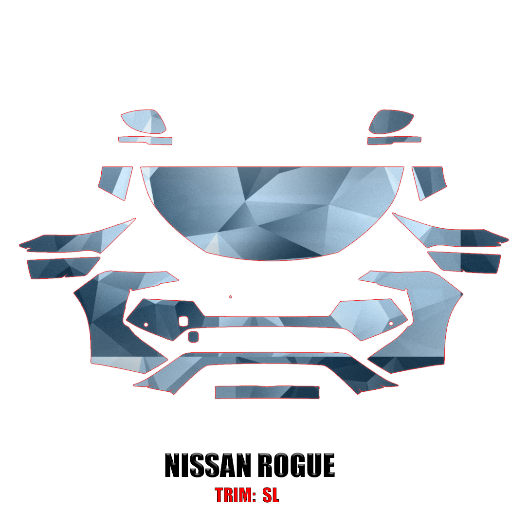 2024 Nissan Rogue SL Precut Paint Protection Kit – Partial Front