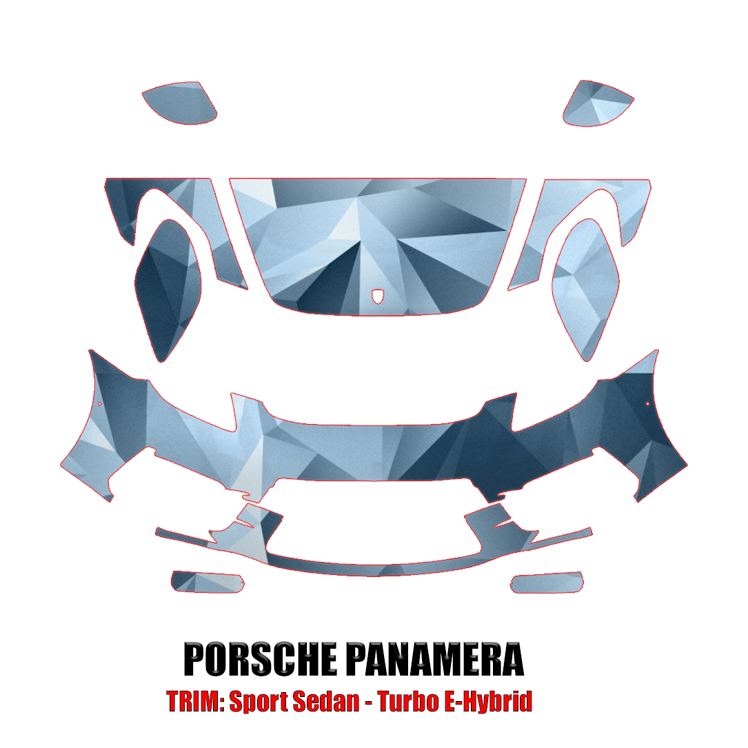 2024 Porsche Panamera Sport Sedan Precut Paint Protection Kit – Partial Front