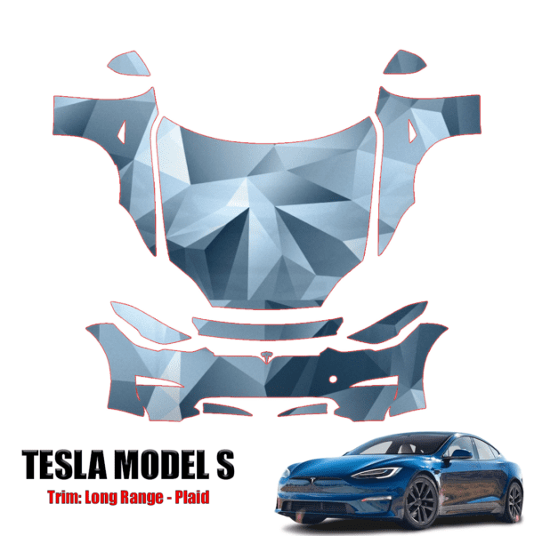 2022-2024 Tesla Model S Precut Paint Protection PPF Kit – Full Front