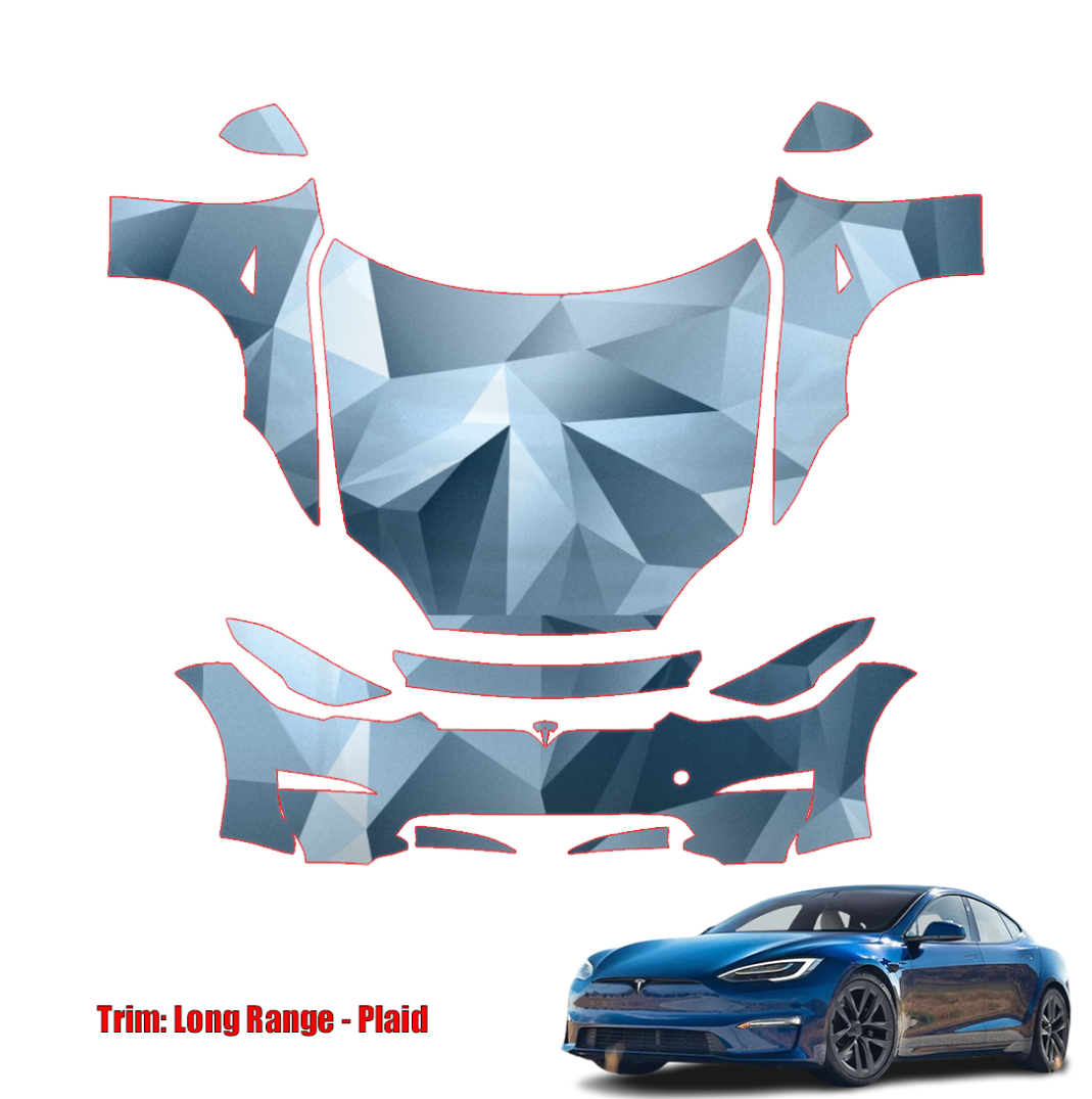 2023-2024 Tesla Model S Precut Paint Protection Kit – Full Front