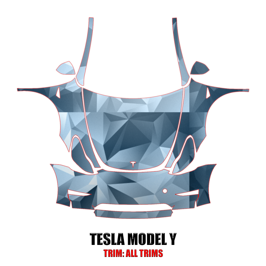 2024 Tesla Model Y Paint Protection Kit Full Front – 2024 Design | No Sensors