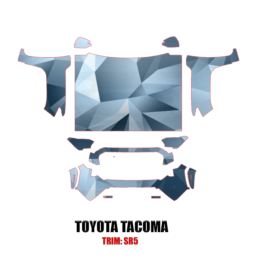 2024 Toyota Tacoma SR5 Precut Paint Protection Kit – Full Front