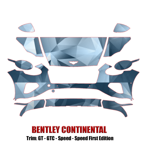 2025 Bentley Continental Precut Paint Protection Kit – Partial Front