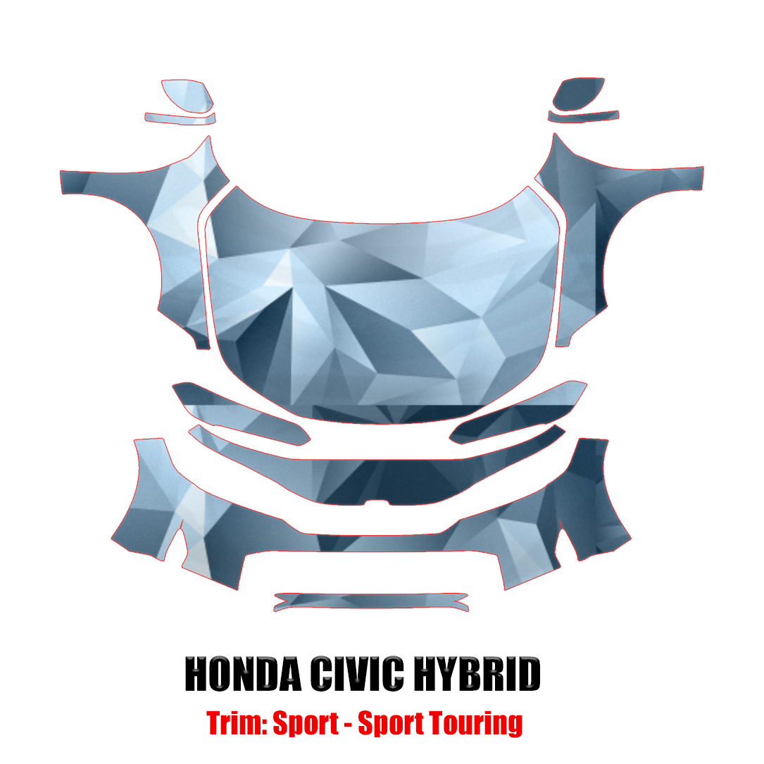 2025 Honda Civic Hybrid Precut Paint Protection Kit – Full Front