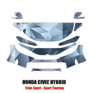 2025 Honda Civic Hybrid Precut Paint Protection Kit – Partial Front