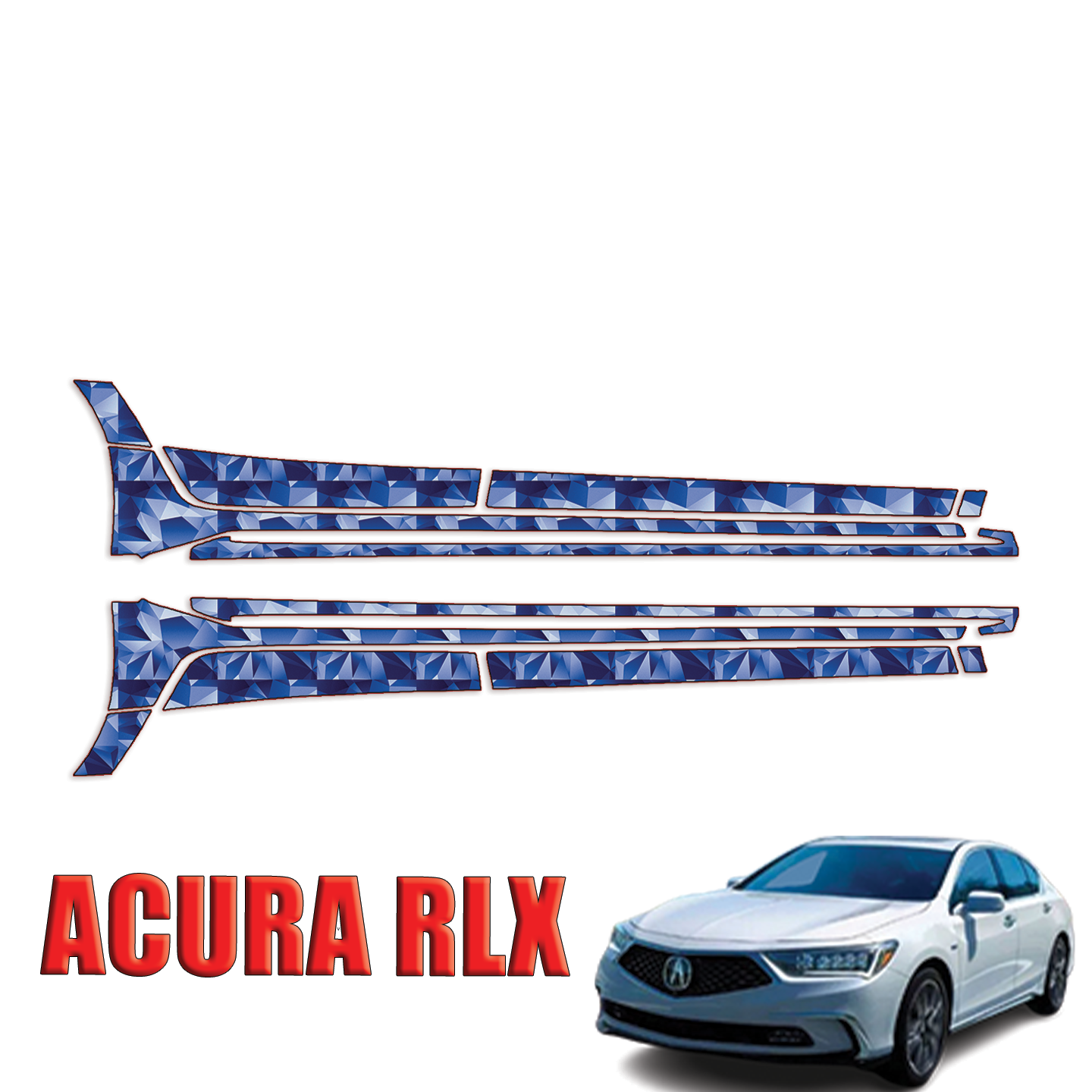 2018-2024 Acura RLX Precut Paint Protection Film – Rocker Panels