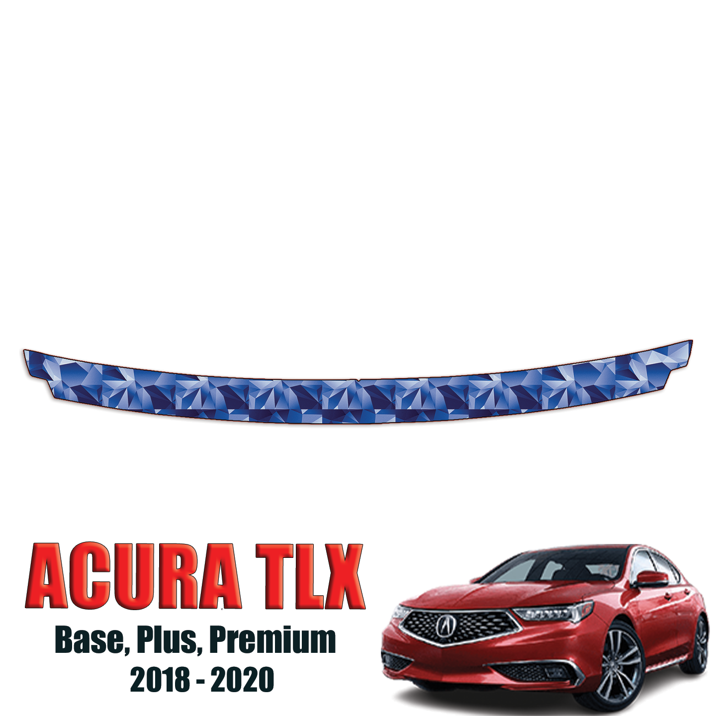 2018-2020 Acura TLX Precut Paint Protection Kit-Bumper Step