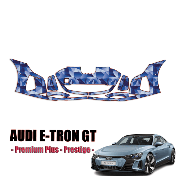 2022-2024 Audi E-Tron GT – Premium Plus, Prestige Precut Paint Protection Kit – Front Bumper