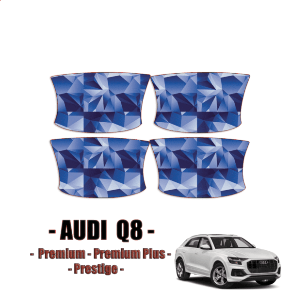 2019-2024 Audi Q8 Premium, Premium Plus, Prestige Precut Paint Protection Kit – Door Cups