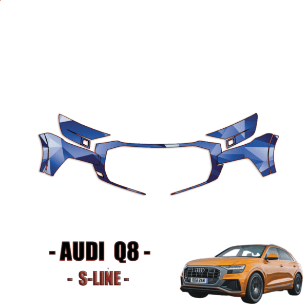 2019-2024 Audi Q8 S-Line Precut Paint Protection Kit – Front Bumper