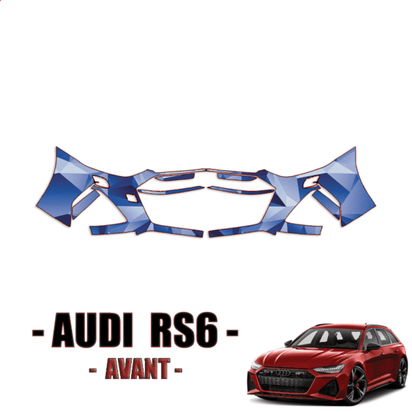 2021 – 2024 Audi RS6 Avant Precut Paint Protection Kit – Front Bumper