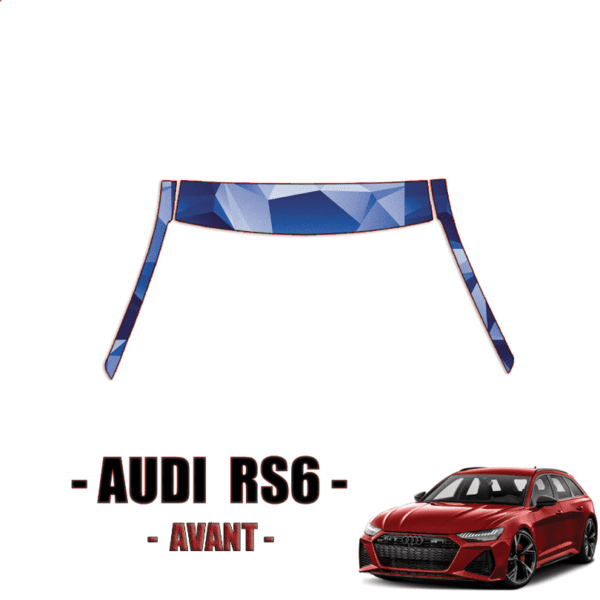 2021 – 2024 Audi RS6 Avant-Paint Protection Kit – A Pillars + Rooftop