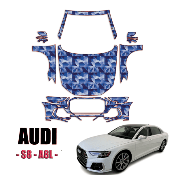 2022-2024 Audi S8 Precut Paint Protection Kit – Full Front+