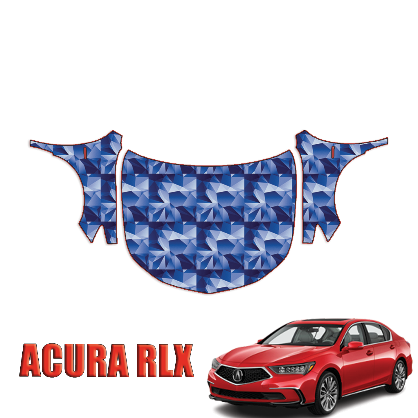 2018-2023 Acura RLX Precut Paint Protection Kit – Full Hood + Fenders