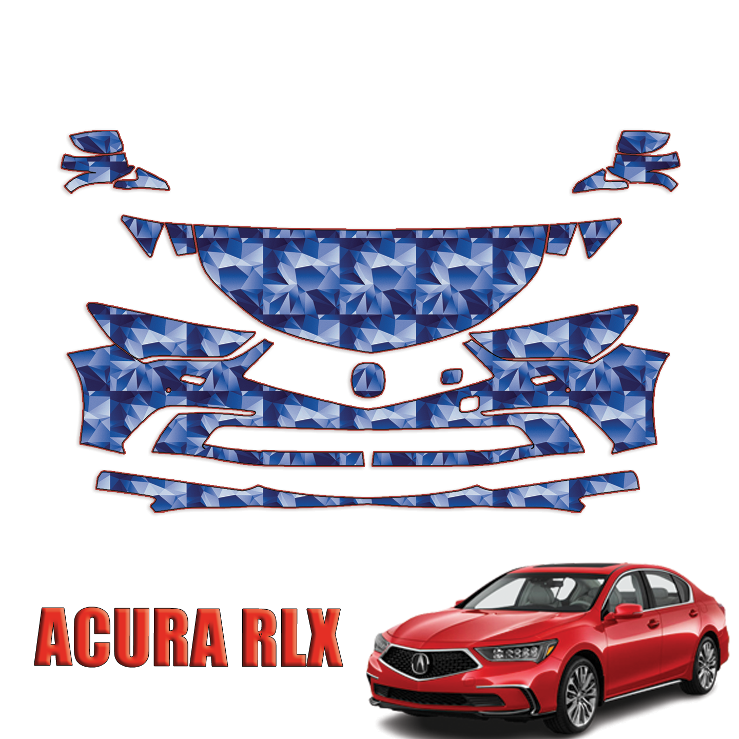 2018-2020 Acura RLX Precut Paint Protection Kit – Partial Front