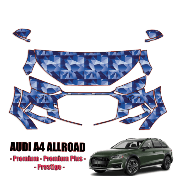 2020-2023 Audi A4 Allroad  – Precut Paint Protection Kit (PPF) – Partial Front