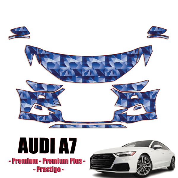 2019 – 2024 Audi A7 – Precut Paint Protection Kit (PPF) Partial Front