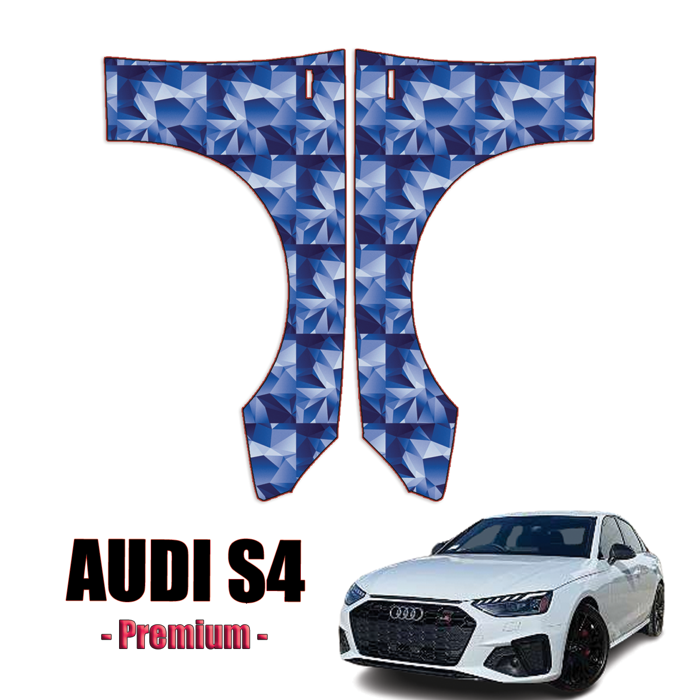 2020-2023 Audi S4 – Premium Precut Paint Protection Kit – Full Front Fenders