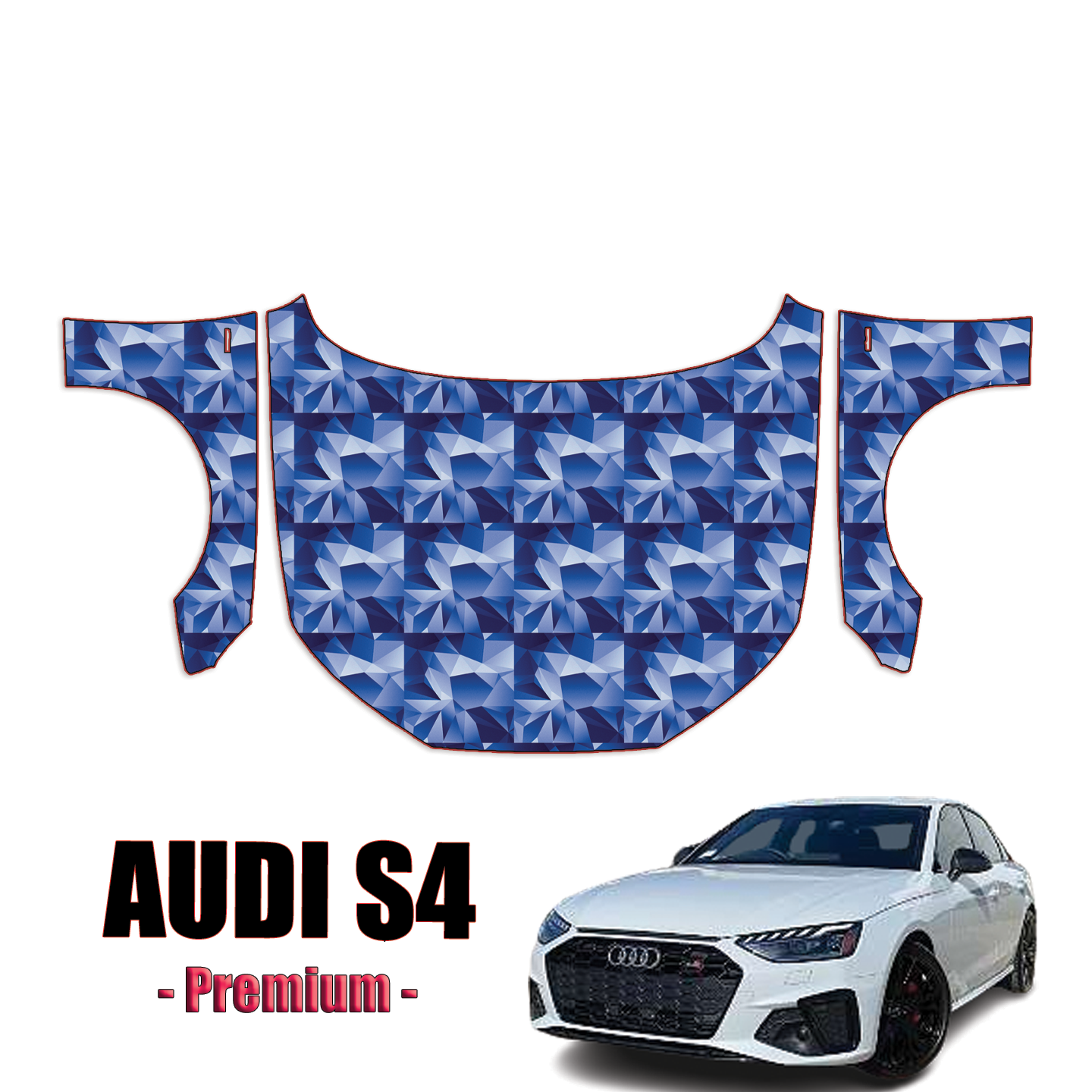 2020-2023 Audi S4 – Premium Precut Paint Protection Kit – Full Hood + Fenders